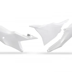 UFO zadní boční panely s krytem vzduchového filtru KTM SX/SXF(SX-F) 125/250/300/350/450F TBI 23-26, EXC/EXCF(EXC-F) 150/250/300/350/450/500 TBI 24-26 barva bílá Originální