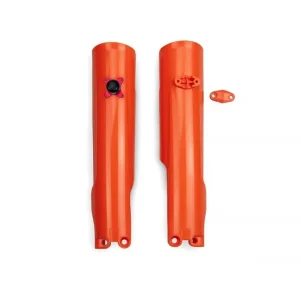 UFO kryty předních tlumičů se zámkem KTM SX 125 / 250 / 300 23-25, SXF (SX-F) 250 / 350 / 450 23-25 barva oranžová Profesionální