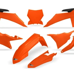 UFO kompletní sada plastů KTM SX 125 / 250 / 300 TBI 23-24, SX-F 250 / 350 / 450 23-24 barva oranžová Sezónní Sleva
